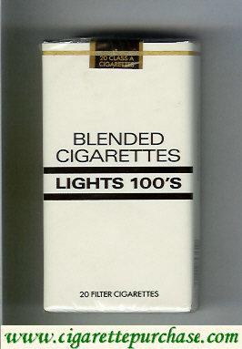 Blended Cigarettes Lights 100s USA